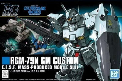 Bandai HGUC #120 1/144 RGM-79N GM Custom Gundam 0083