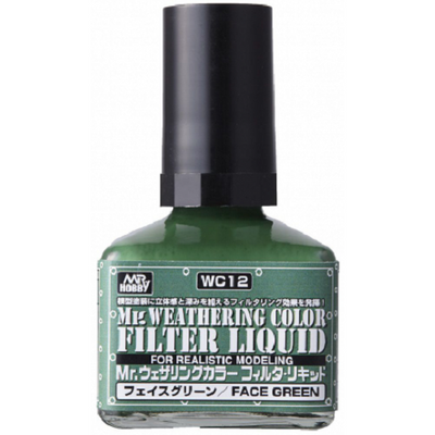 Mr. Weathering Color - Filter Liquid Green