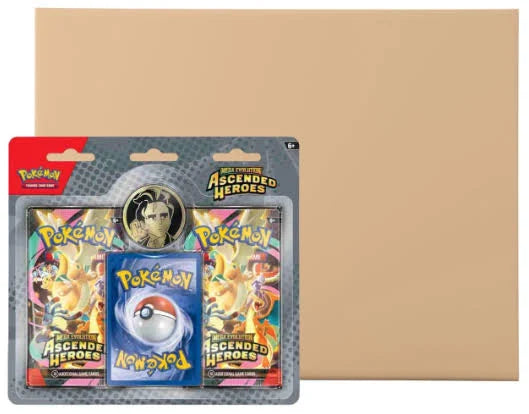 Pokémon TCG - Mega Evolution - Ascended Heroes -  2 Packs Blister Sealed Case