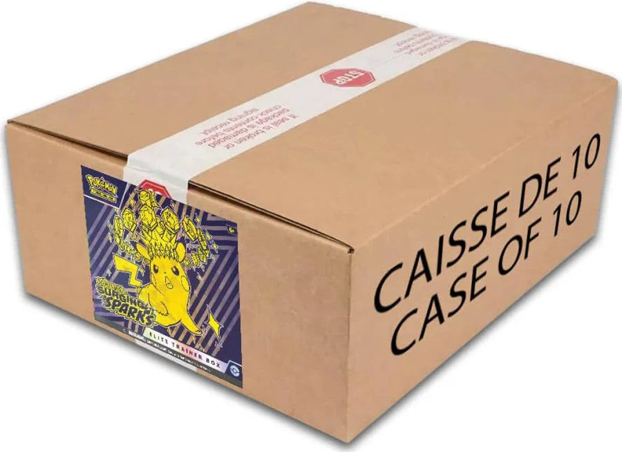 Pokémon TCG - Scarlet & Violet - Surging Sparks - Elite Trainer Box Sealed Case of 10