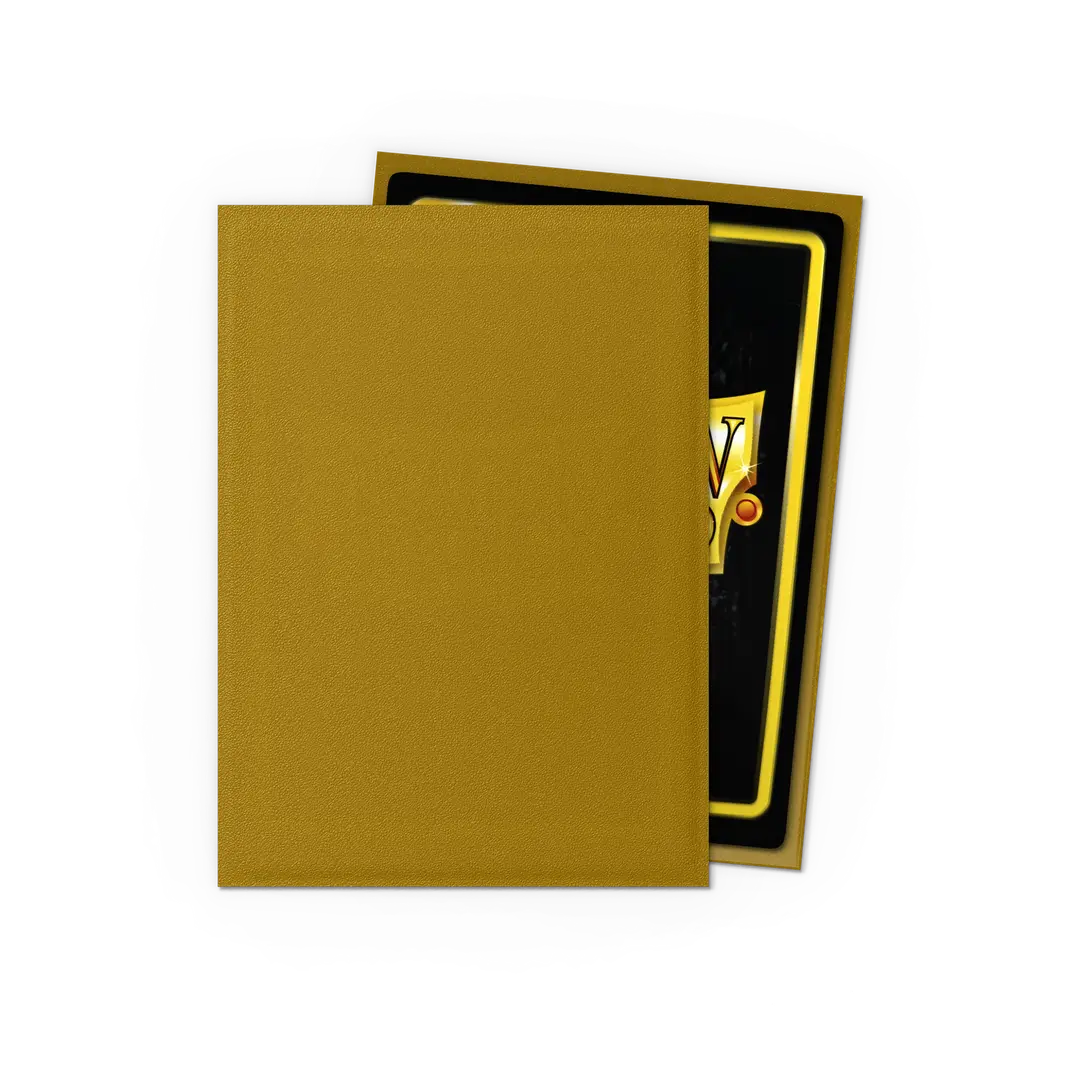 Dragon Shield Sleeves - Matte Standard (Gold)