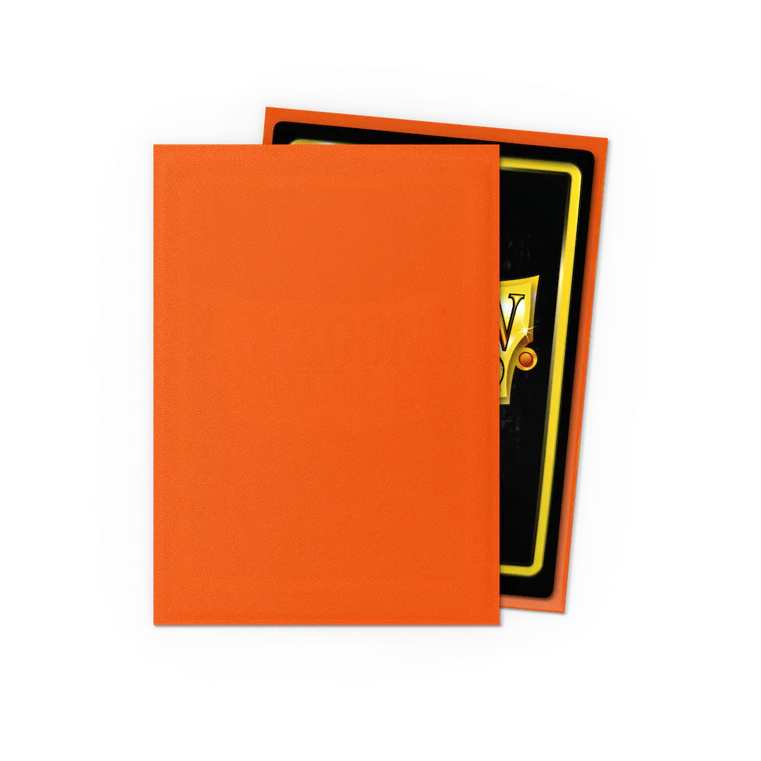 Dragon Shield Sleeves - Matte Standard (Tangerine)