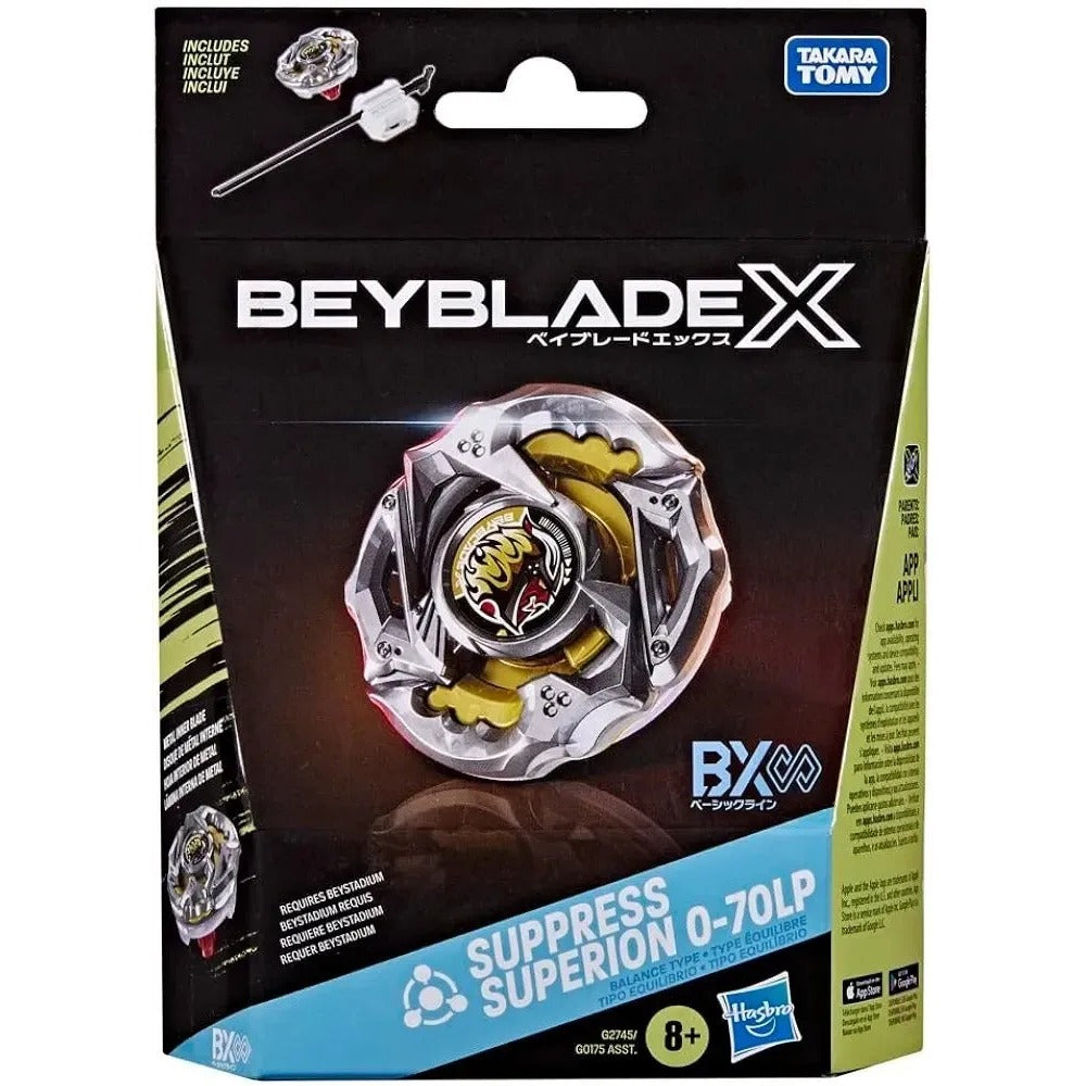 Hasbro Beyblade X Suppress Superion 0-70LP — sealed retail packaging