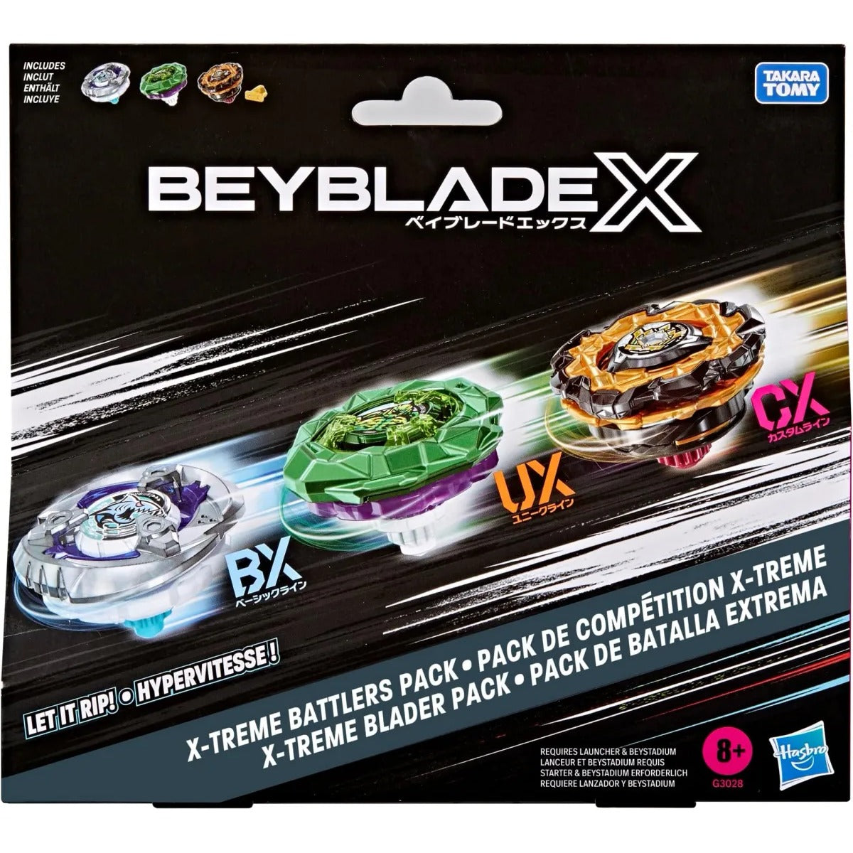 Hasbro Beyblade X X-Treme Battlers Pack — sealed retail packaging