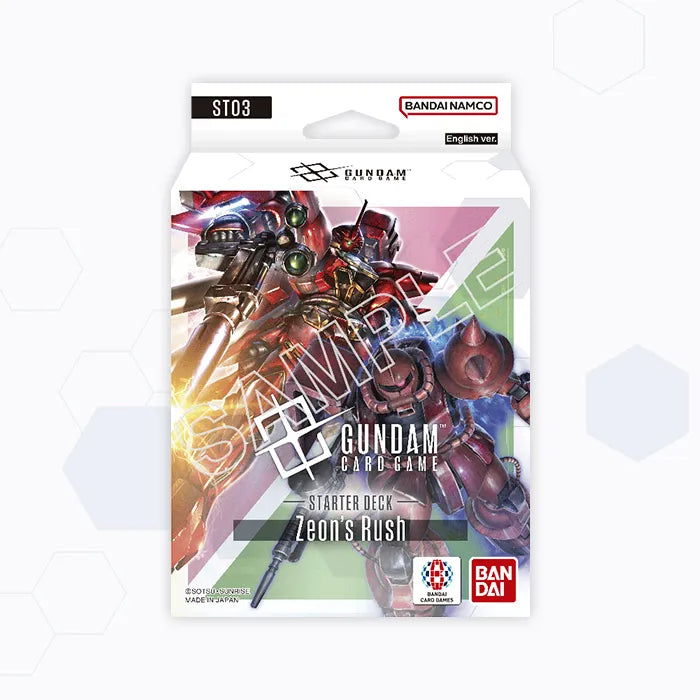 Gundam Card Game - Zeon's Rush - Starter Deck (ST03)