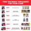 25 EVORETRO Toploader 35pt/55pt/75pt/100pt/180pt – Pack of 25 for Trading Cards