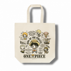 ONE PIECE B-Side Label Tote Bag