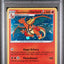 PSA 8 2022 POKEMON SWSH BLACK STAR PROMO #075 SP.DELIVERY CHARIZARD POKEMON CENTER UK-HOLO