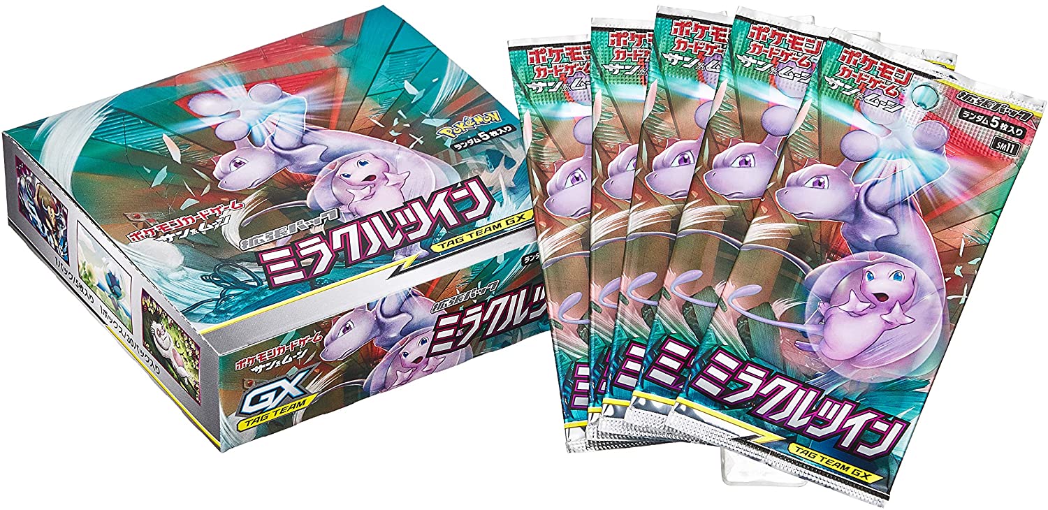 Pokmon TCG Japanese - Miracle Twin - Booster Box Banana Games & Hobby Pokmon TCG Japanese - Miracle Twin - Booster Box Banana Games & Hobby