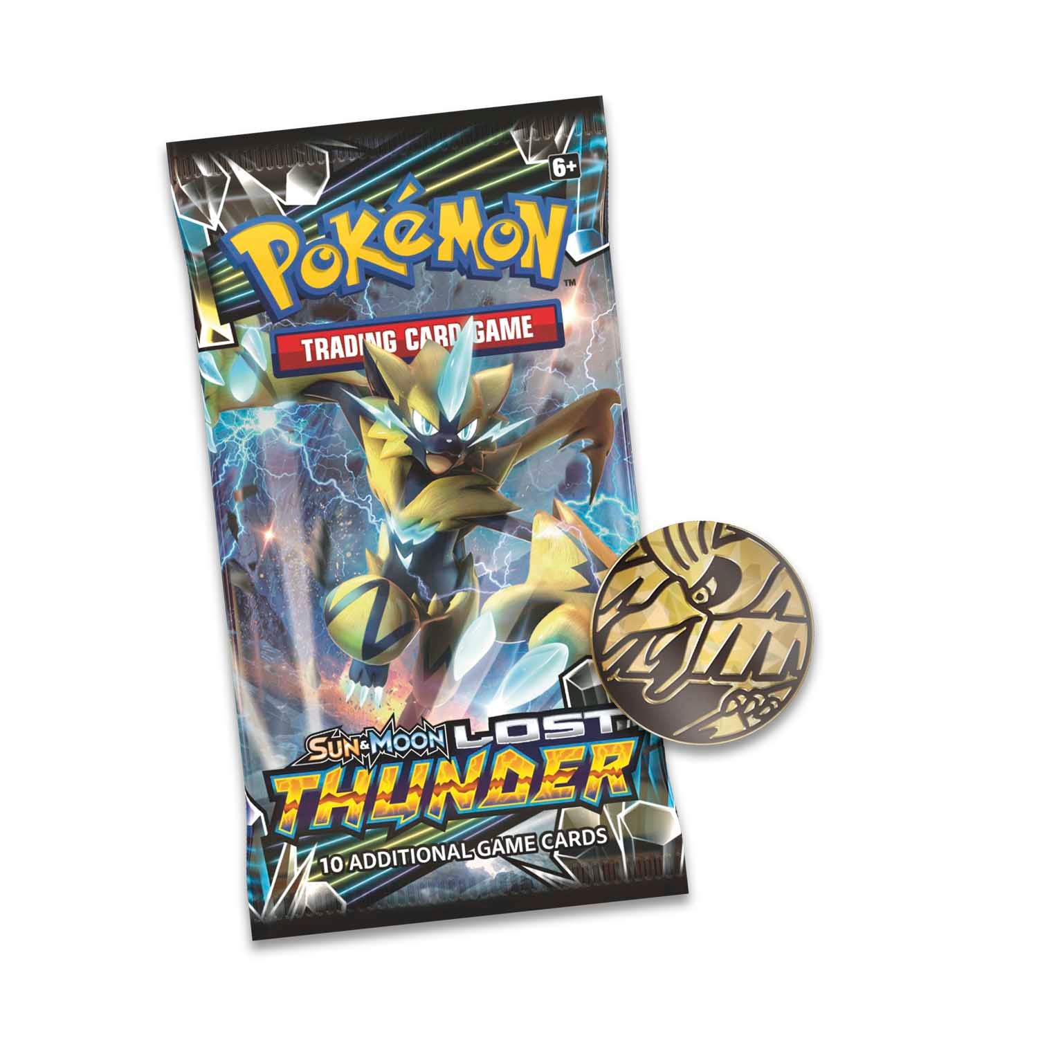 Pokmon TCG - Sun & Moon - Lost Thunder - 3 Packs Blister Banana Games & Hobby Pokmon TCG - Sun & Moon - Lost Thunder - 3 Packs Blister Banana Games & Hobby