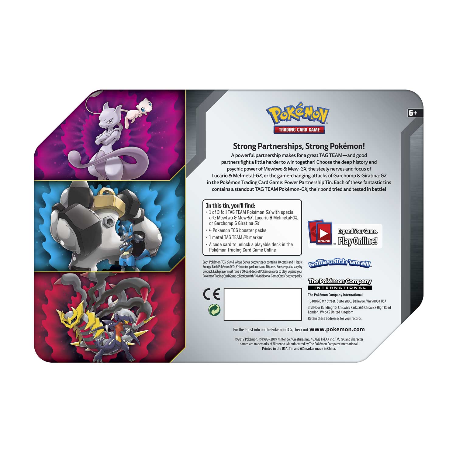 Pokmon - Sun & Moon - Power Partnership Tin (Garchomp & Giratina GX - Banana Games & Hobby Pokmon - Sun & Moon - Power Partnership Tin (Garchomp & Giratina GX - Banana Games & Hobby