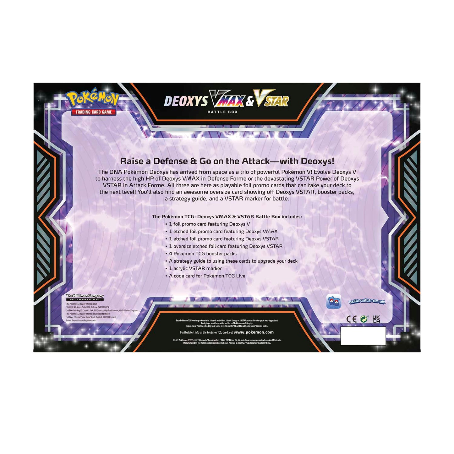 Deoxys Vmax & Vstar Battle Box