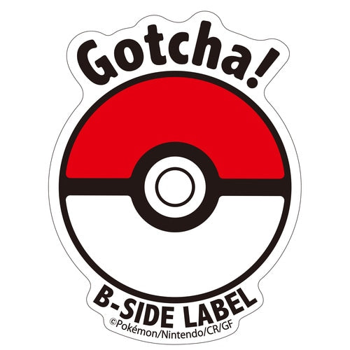 Pokémon B-SIDE LABEL small Sticker - Pokéball