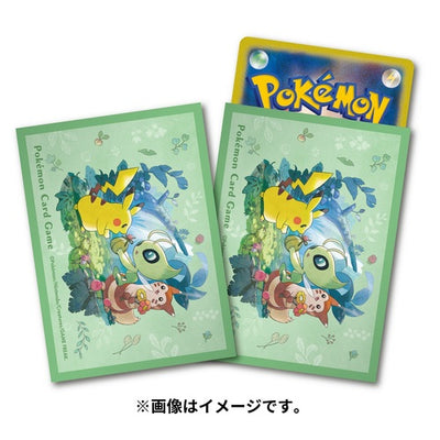 Celebi/Pikachu/Furret Pokemon Card Sleeves (64/pack)